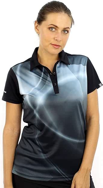 Savalino Womens Bowling Shirts Professional Polo Shirt Size S 3xl
