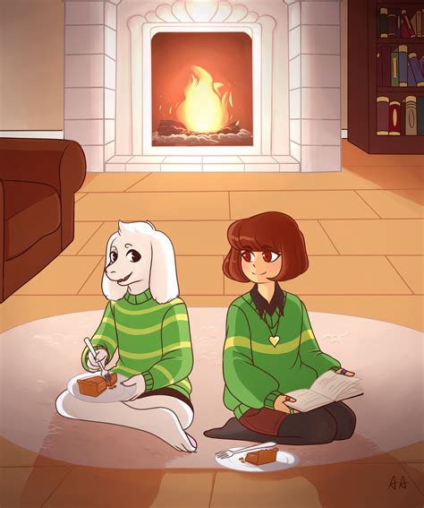 Asriel And Chara By Fleshmaid On Deviantart