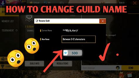 Create good names for games, profiles, brands or social networks. How to change free fire guild name and increase space # ...