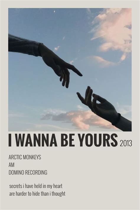 I Wanna Be Yours Arctic Monkeys Poster Müzik Posteri Müzik