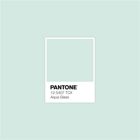 Aquaglass Pantone Luxurydotcom Pantone Colour