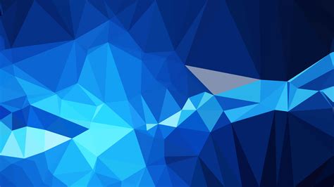 Free Dark Blue Geometric Polygon Background Vector