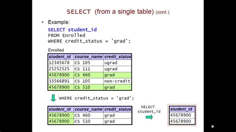 Sql Simple Select Commands Youtube