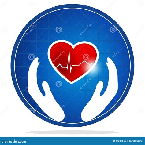 Human Heart Protection Symbol Royalty Free Stock Photos Image 27237668
