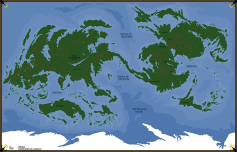 Addha World Map By Darkaiz Landscape Scenery Fantasy Landscape
