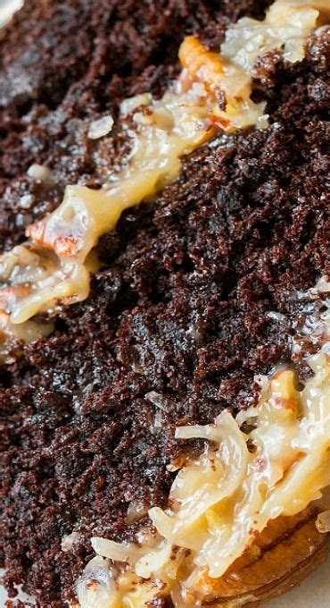 The frosting will continue to thicken as it cools. German Chocolate Cake | Homemade german chocolate cake ...