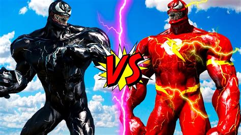 Flash Venom Vs Venom Epic Battle Youtube