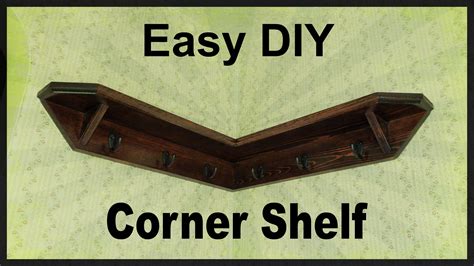 Easy Diy Corner Shelf Made By Mitch Deitrich This Is A Great Beginner