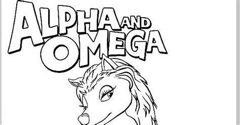 Alpha And Omega Coloring Pages Coloring Pages