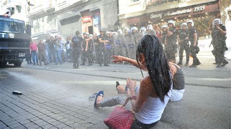 Police Fire At Pride March In Istanbul With Water Cannons And Rubber Bullets Pride March