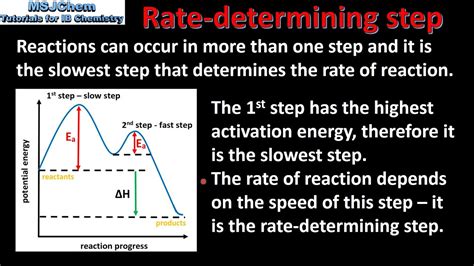 Most of us have a general feel for the heat necessary to start flames. 16.1 Rate-determining step (HL) - YouTube