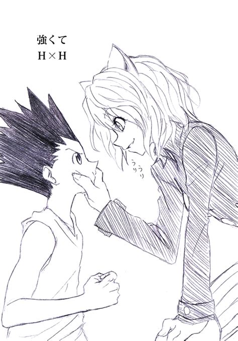 Neferpitou And Gon Freecss Hunter X Hunter Drawn By Watarui Danbooru