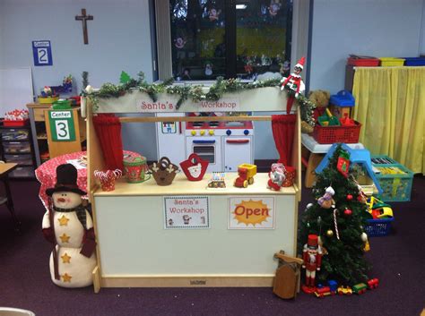 Pre K Dramatic Play Area Santas Workshop Fill The Play Area During
