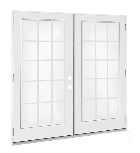 Jeld Wen Windows And Doors 6 Ft French Door Lh Outswing With 15 Lite