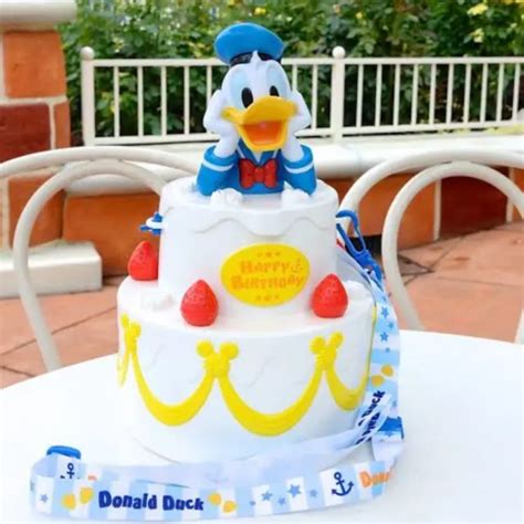 Donald Duck Popcorn Bucket Happy Birthday Tokyo Disney Resort Limited