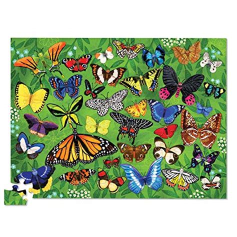 Crocodile Creek Thirty Six Butterflies 100 Piece Jigsaw Puzzle In