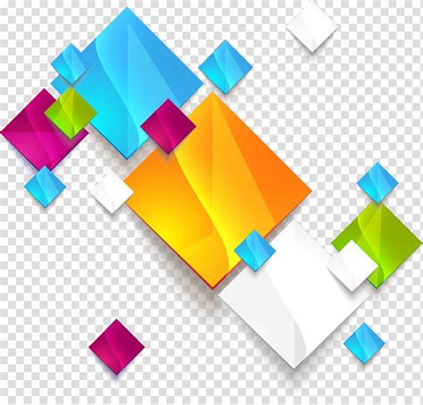 Geometry Abstract Art Illustration Colorful Abstract Geometric Squares