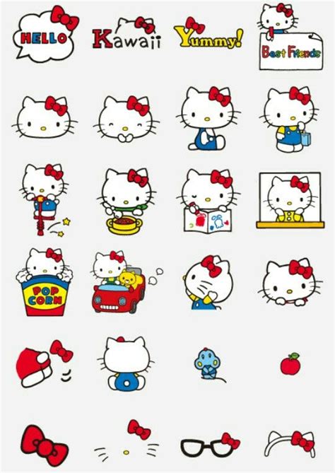 Hello Kitty Template Stamps | Hello kitty iphone wallpaper, Hello kitty