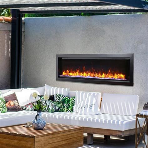 Outdoor Electric Fireplaces Electric Fireplaces Direct