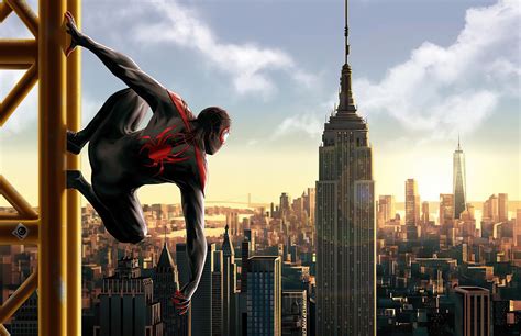 Miles Morales Spider Man Into The Spider Verse Wallpaper Hd Movies 4k