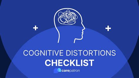 Cognitive Distortions Checklist Youtube