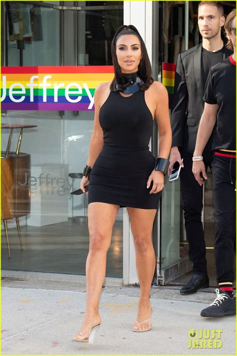 kim kardashian shows off her curves in form fitting mini dress photo 4314213 jonathan cheban