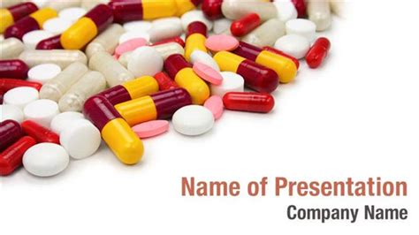 Colorful Pills Powerpoint Templates Colorful Pills Powerpoint