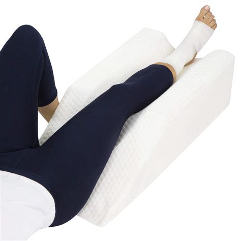 xtra comfort leg elevation pillow for swelling elevating post surgery recovery support firm