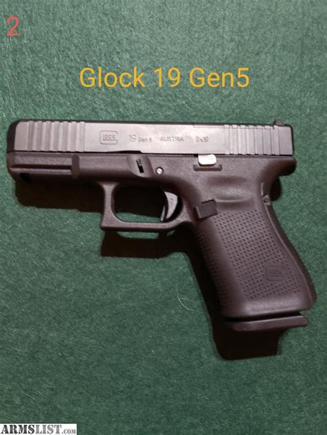 Armslist For Sale Glock19 Gen5 Mos