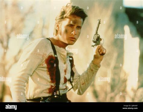 American Actor Emilio Estevez In The Movie Young Guns Usa 1988 Stock