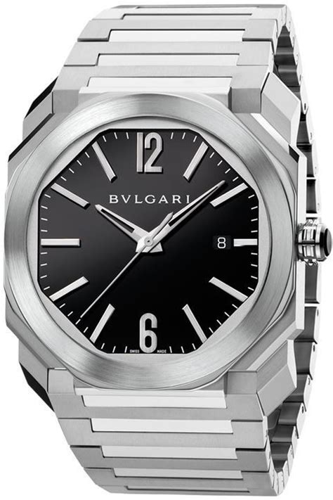 Bvlgari Stainless Steel Octo Solotempo Watch 41mm Bvlgari Watches