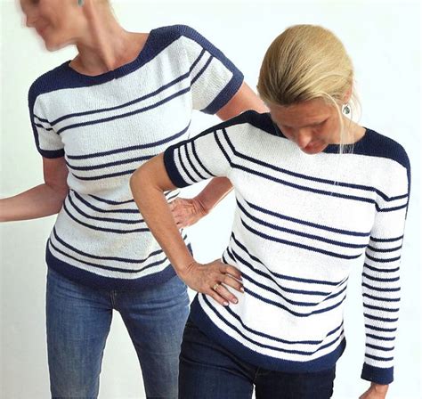 Ravelry Mon Ami Breton Pattern By Hinterm Stein Ravelry Pulls Summer Sweaters Summer