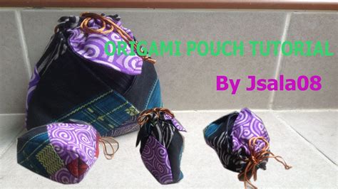 How To Sew An Origami Pouch Youtube
