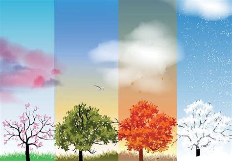 What Season Are You Four Seasons Painting Four Seasons Art Seasons Art