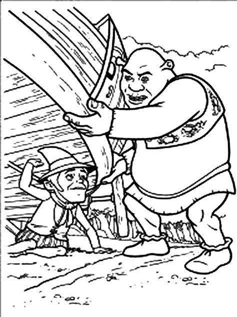 Shrek coloring pages to print. Shrek coloring pages. Download and print Shrek coloring pages