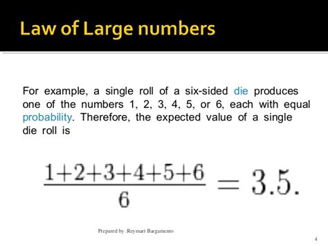 Corollary 8.6.2 (weak law of large numbers). Law of large numbers