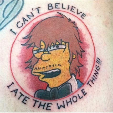 Springfields Finest 15 The Simpsons Tattoos Part 2 • Tattoodo
