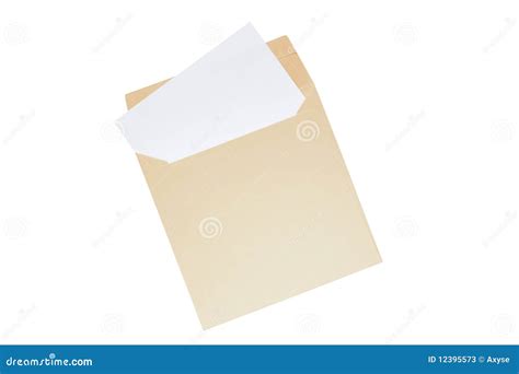 Blank Letter Envelope Template White Paper Texture Background Desk