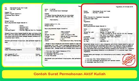 Maybe you would like to learn more about one of these? 2 Contoh Surat Permohonan Aktif Kuliah Setelah Cuti