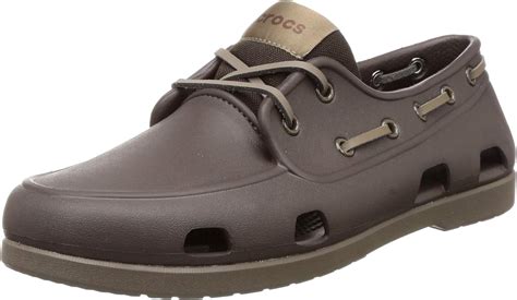 Crocs Mens Classic Boat Shoe Mens Casual Shoes Slip