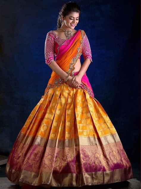 This Brand Has The Best South Indian Bridal Wears • Keep Me Stylish Half Saree Half Saree
