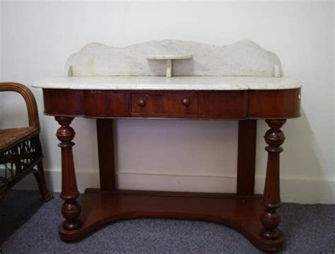 Antique Mahogany Marble Topped Washstand Washstands Furniture