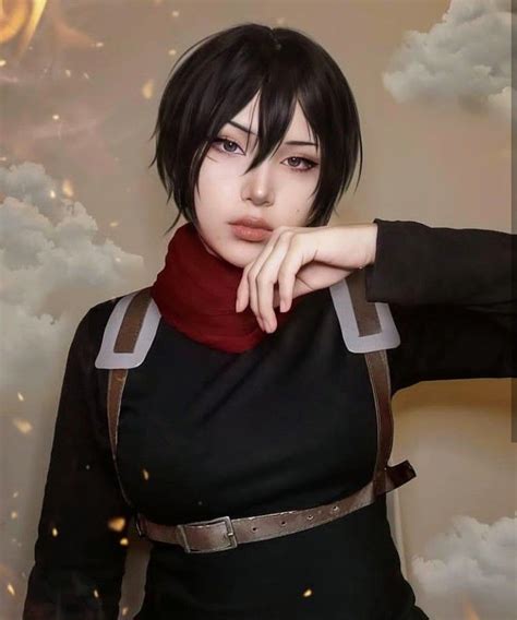 Pin By 𝓛𝓲𝓼𝓪 On K O R E A N S T Y L E ༆ Mikasa Ackerman Cosplay Aot