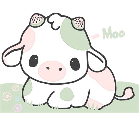 Cute Cow Wallpaper Picture Cute Easy Animal Drawings Cute Animal