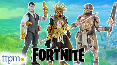 Fortnite Master Grade Series Midas Rex And Oro Figures From Jazwares