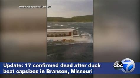 Duck Boat Captain Indicted After Tour Boat Sinks On Table Rock Lake Near Branson Missouri