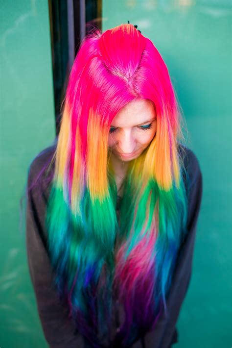 Aggregate 81 Rainbow Colour Hair Super Hot In Eteachers
