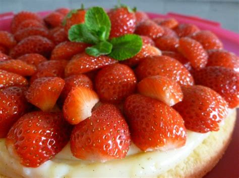 tarte aux fraises crème pâtissière à la vanille little muffins