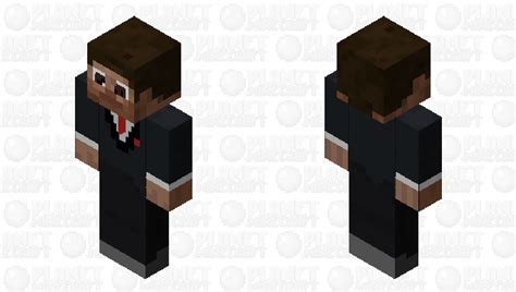 Steve In Suit Minecraft Skin