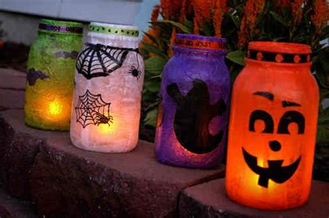 Tuto Comment Fabriquer Des Photophores Votre Déco D'halloween - Bricolage Halloween - 82 idées DIY créatives